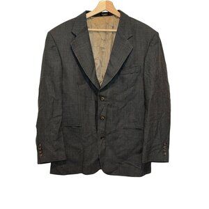 Oscar De La Renta Signature Mens Houndstooth Blazer 42R  Wool Blend